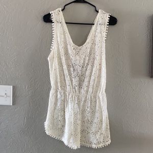 NWT Ivory Cover-Up